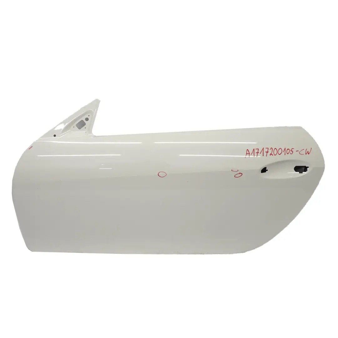 Mercedes SLK R171 Door Front Left N/S Calcite White - 650 - SKU A1717200105-CW - Part number A1717200105