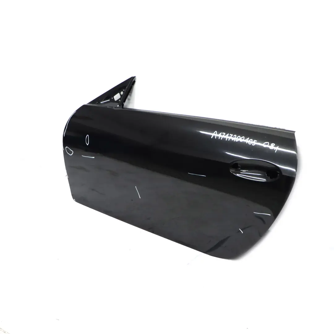 Door Front Left N/S Obsidian Black Metallic - 197 to Mercedes SLK R171 with Part number A1717200105 Mercedes SLK R171 Door Front Left N/S Obsidian Black Metallic - 197 - SKU A1717200105-OB1 - Part number A1717200105