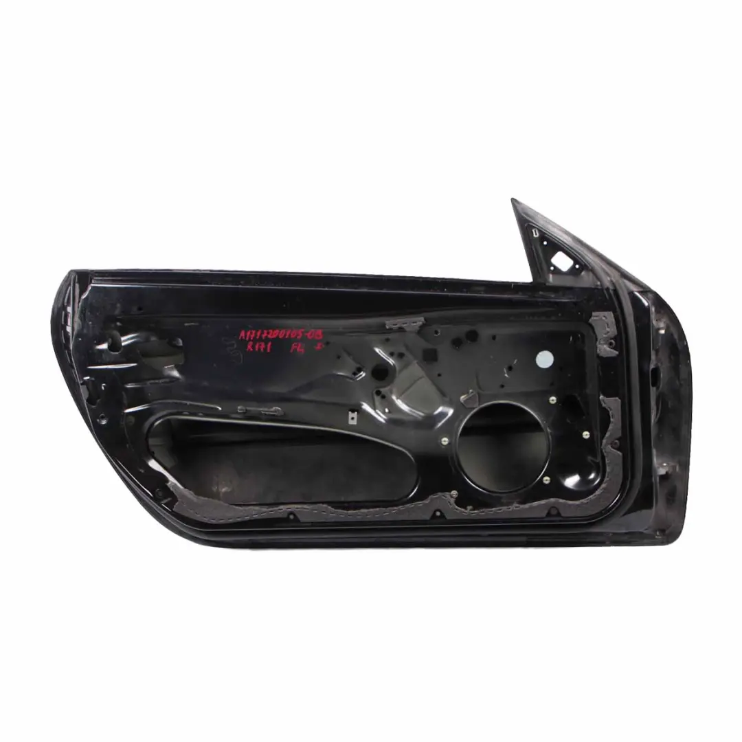 Mercedes SLK R171 Door Front Left N/S Obsidian Black Metallic - 197 - SKU A1717200105-OB - Part number A1717200105