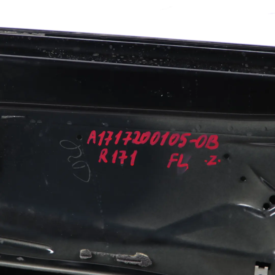 Mercedes SLK R171 Door Front Left N/S Obsidian Black Metallic - 197 - SKU A1717200105-OB - Part number A1717200105