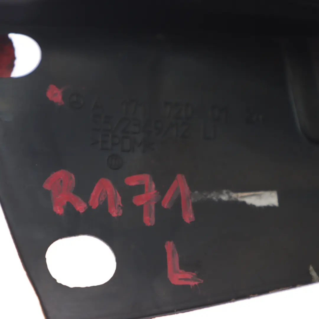 Sello de ventana delantera izquierda Junta puerta para Mercedes SLK R171 con número de pieza A1717200124 Mercedes SLK R171 Sello de ventana delantera izquierda Junta puerta - SKU A1717200124 - Número de pieza A1717200124