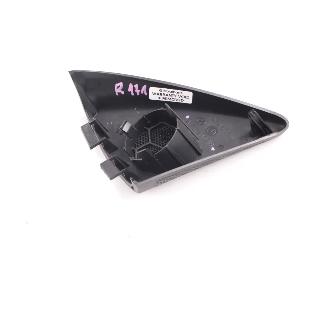 Mercedes SLK R171 Speaker Cover Triangle Front Left N/S Trim Black - SKU A1717200148 - Part number A1717200148