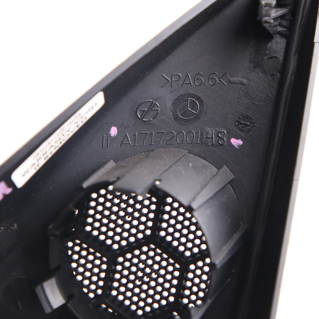 Haut-parleur Couvercle Triangle Avant Gauche Noir pour Mercedes SLK R171 à propos du numéro de pièce A1717200148 Mercedes SLK R171 Haut-parleur Couvercle Triangle Avant Gauche Noir - SKU A1717200148 - Numéro de pièce A1717200148