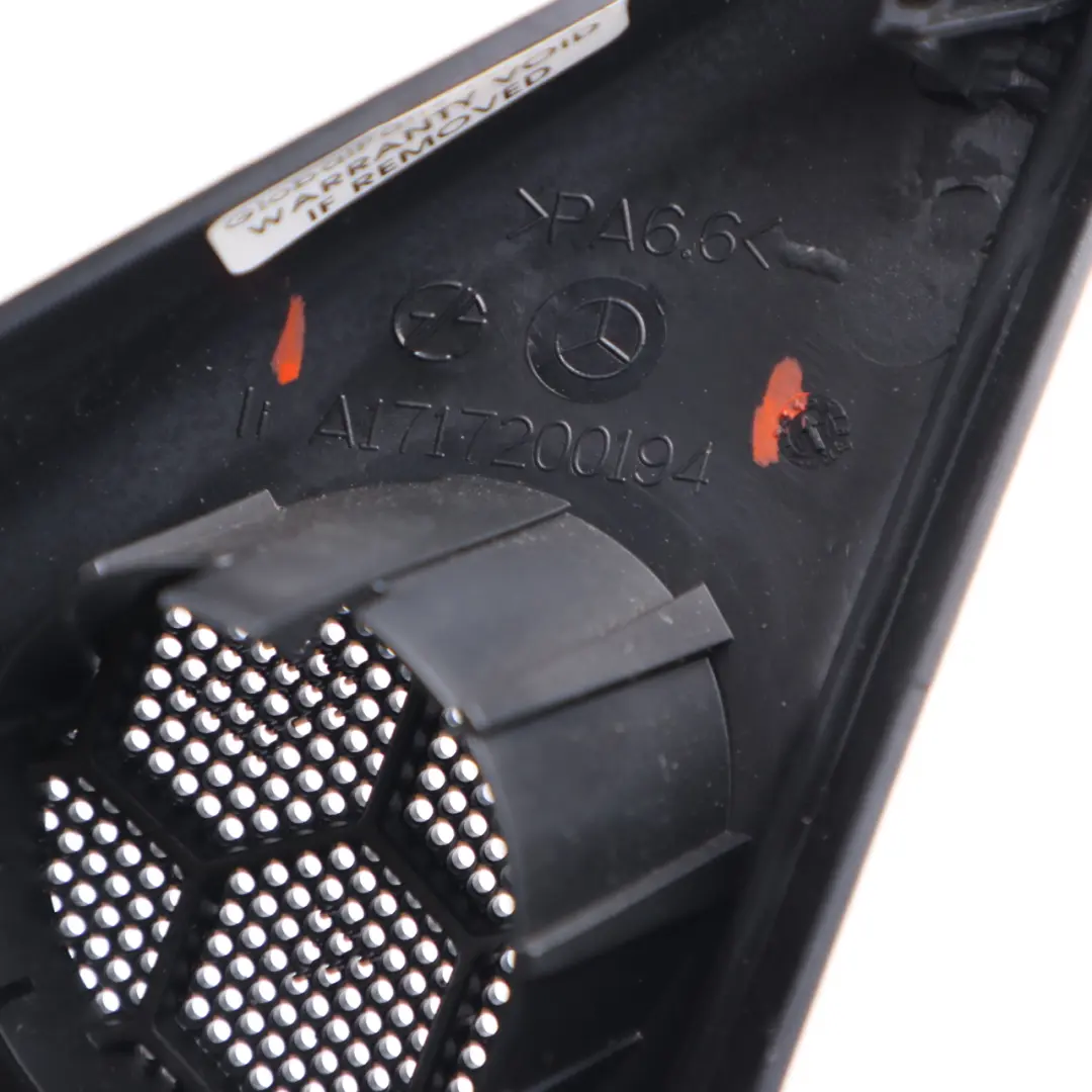 Speaker Cover Triangle Front Left Trim Black to Mercedes SLK R171 with Part number A1717200194 Mercedes SLK R171 Speaker Cover Triangle Front Left Trim Black - SKU A1717200194 - Part number A1717200194