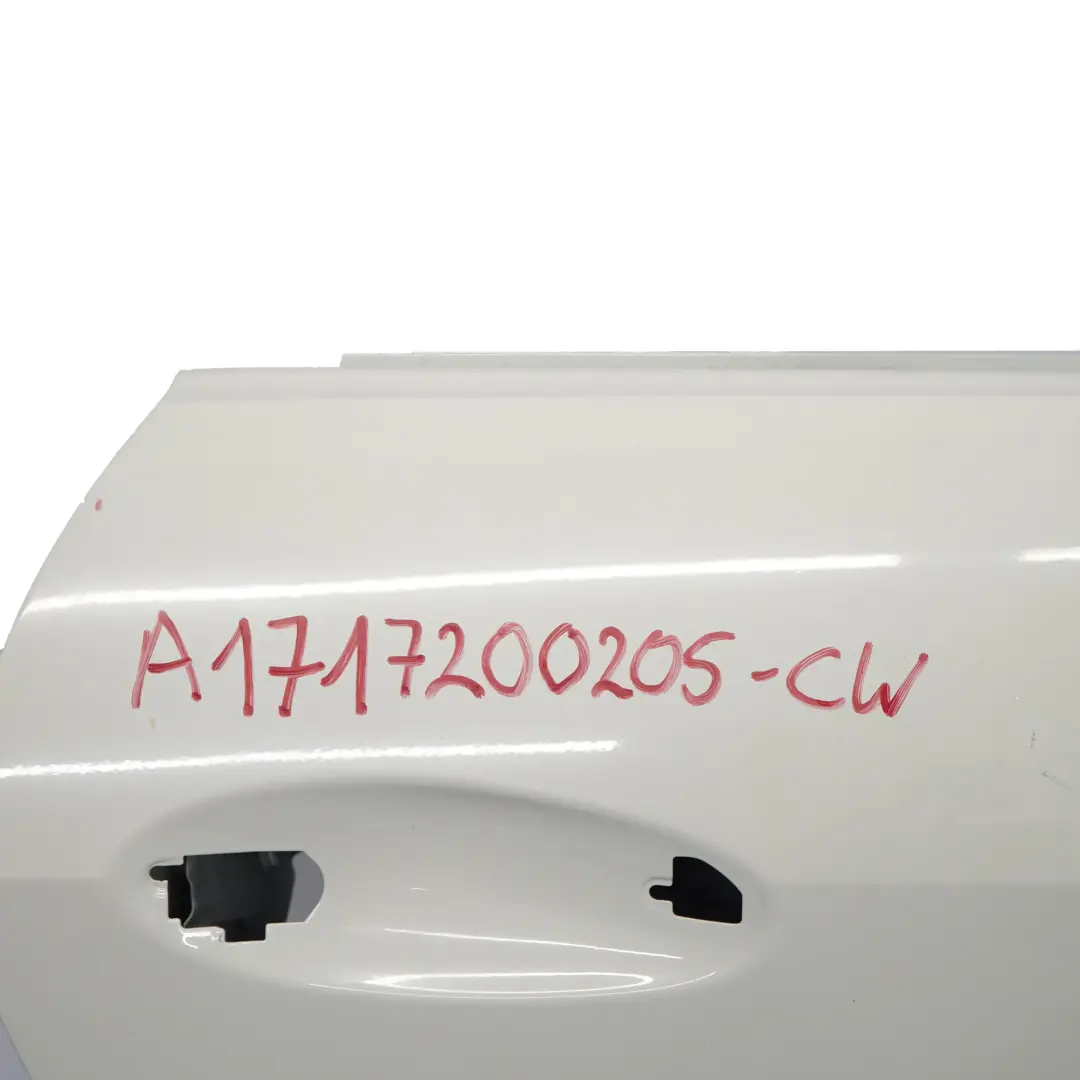 Mercedes SLK R171 Door Front Right O/S Calcite White - 650 - SKU A1717200205-CW - Part number A1717200205