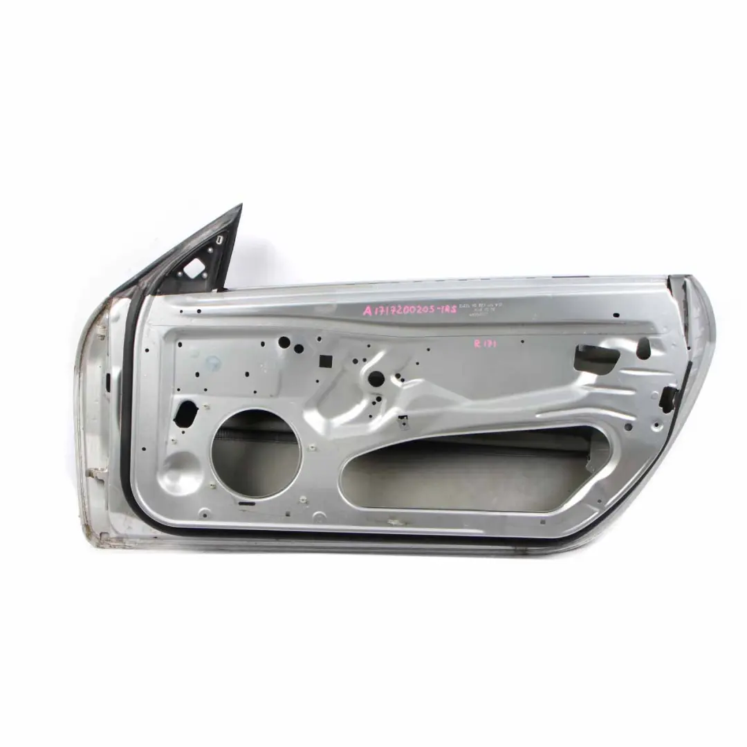Door Front Right O/S Iridium Silver Metallic - 775 to Mercedes SLK R171 with Part number A1717200205 Mercedes SLK R171 Door Front Right O/S Iridium Silver Metallic - 775 - SKU A1717200205-IRS - Part number A1717200205