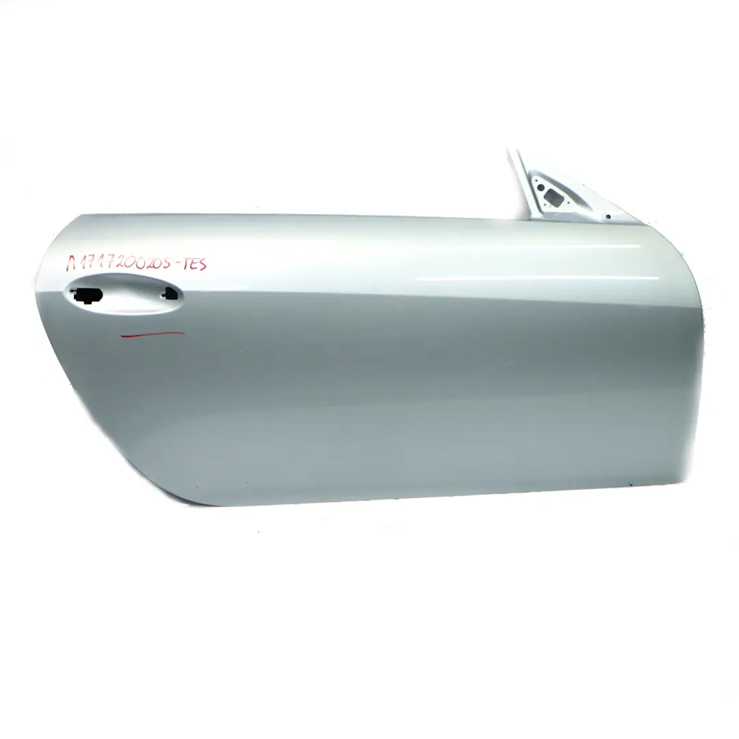Door Front Right O/S Tellurium Silver Metallic - 762 to Mercedes SLK R171 with Part number A1717200205 Mercedes SLK R171 Door Front Right O/S Tellurium Silver Metallic - 762 - SKU A1717200205-TES - Part number A1717200205
