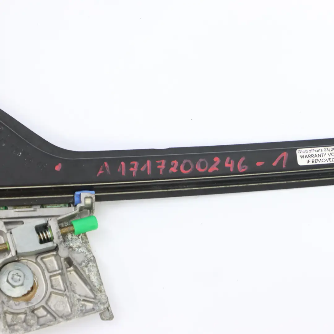 Window Lifter Front Door Right Mechanism A1717200446 to Mercedes SLK R171 with Part number A1717200246 Mercedes SLK R171 Window Lifter Front Door Right Mechanism A1717200446 - SKU A1717200246-1 - Part number A1717200246
