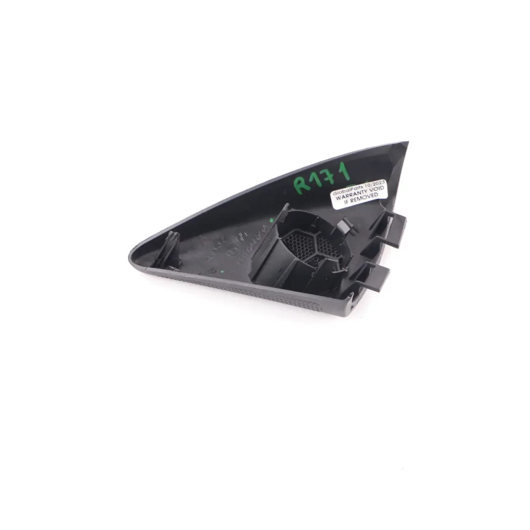 Mercedes SLK R171 Speaker Cover Triangle Front Right O/S Trim Black A1717200294 - SKU A1717200248 - Part number A1717200248