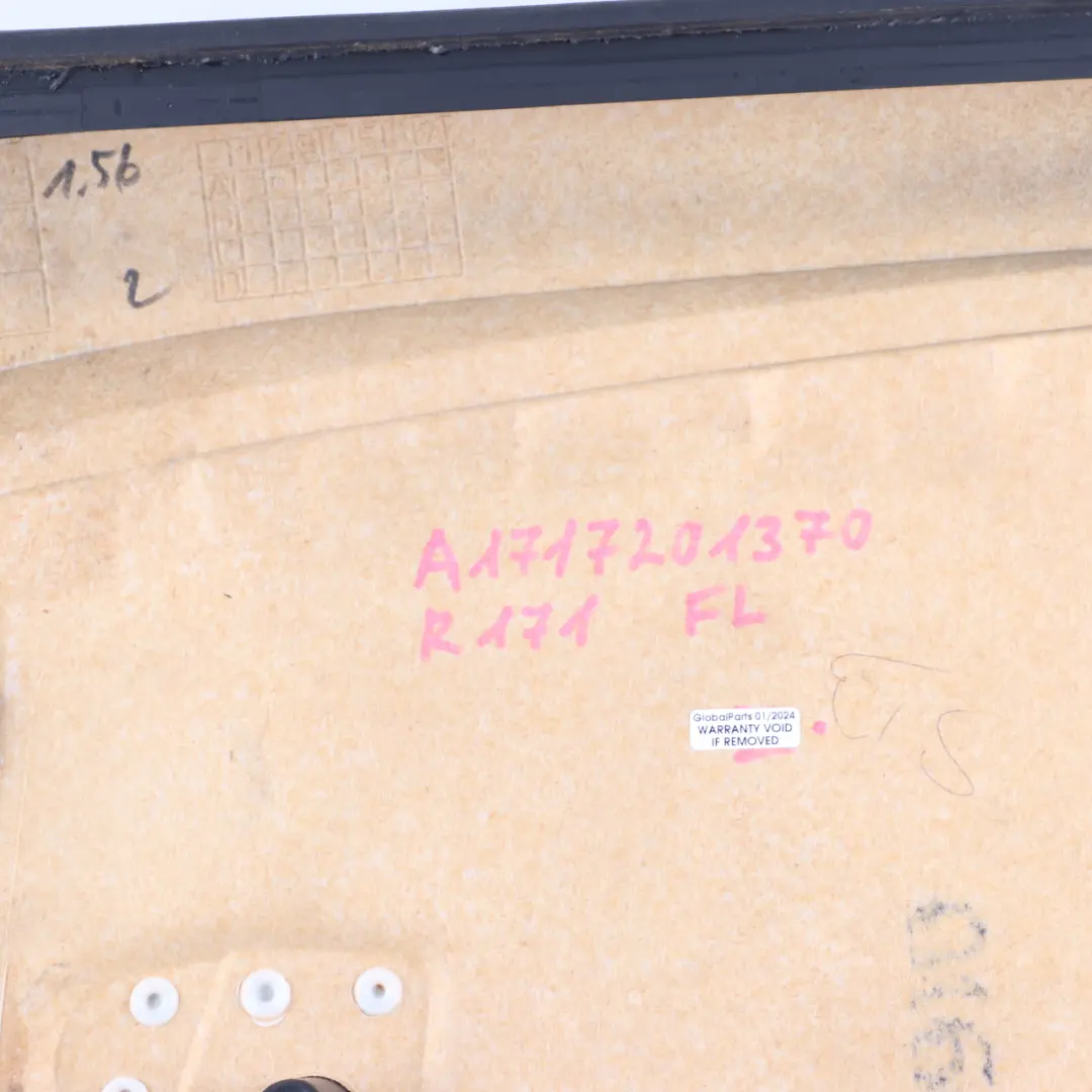 Door Card Mercedes SLK R171 Convertible Front Left N/S Leather Nappa Red Lining to with Part number A1717201370 Door Card Mercedes SLK R171 Convertible Front Left N/S Leather Nappa Red Lining - SKU A1717201370 - Part number A1717201370