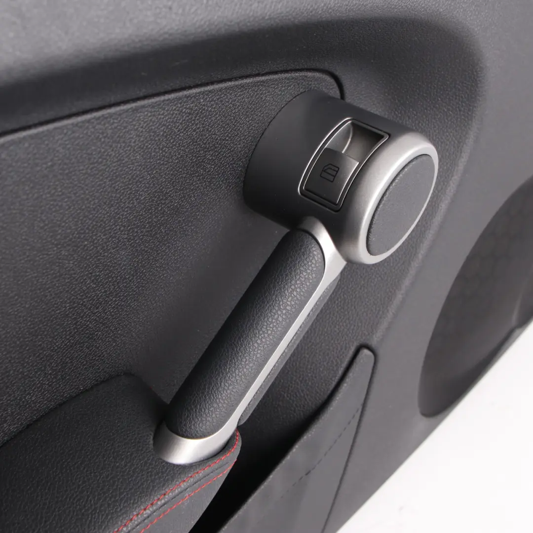  Door Card Mercedes SLK R171 Convertible Front Left N/S Black Leather Red Thread - SKU A1717205563 - Part number A1717205563