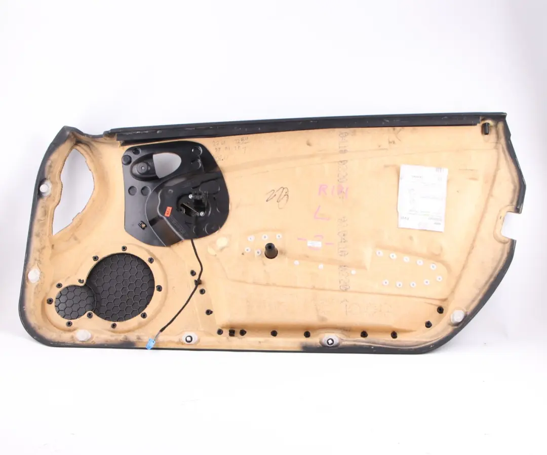 Door Card Mercedes SLK R171 Convertible Front Left N/S Black Leather Red Thread to with Part number A1717205563 Door Card Mercedes SLK R171 Convertible Front Left N/S Black Leather Red Thread - SKU A1717205563 - Part number A1717205563