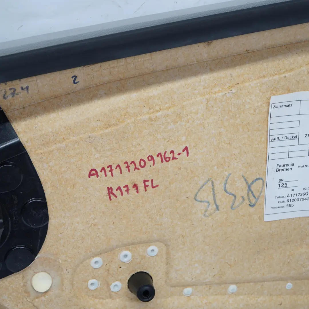 Door Card Mercedes SLK R171 Convertible Front Left N/S Grey Leather Lining to with Part number A1717209162 Door Card Mercedes SLK R171 Convertible Front Left N/S Grey Leather Lining - SKU A1717209162-1 - Part number A1717209162