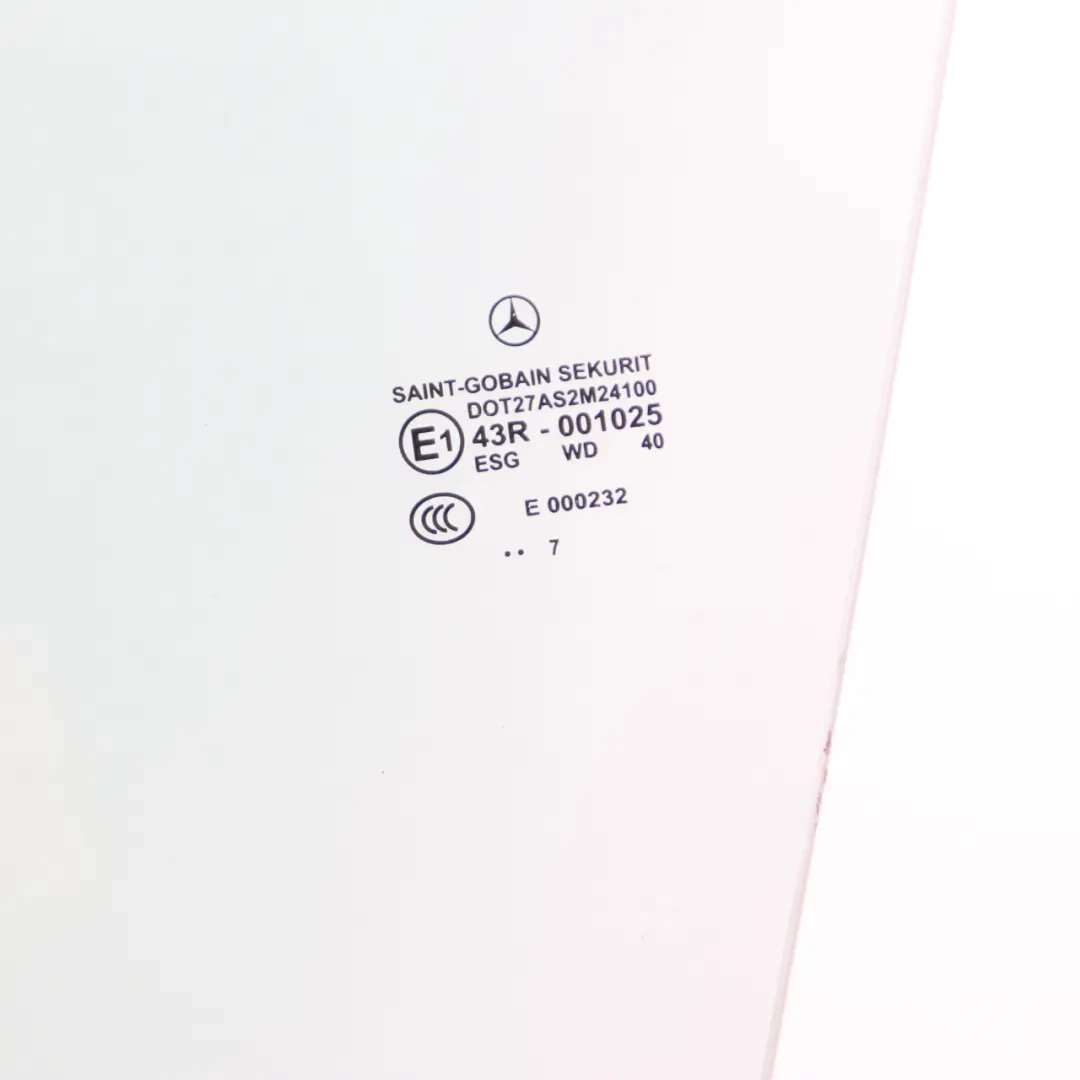 Mercedes SLK R171 Seitenscheibe Vordertür Links Glas Grün AS2 - SKU A1717250100 - Teilenummer A1717250100