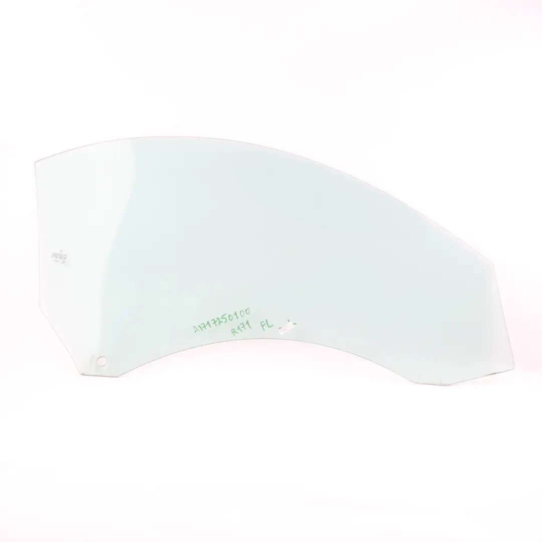 Fenêtre Latérale Porte Avant Gauche Verre Vert AS2 pour Mercedes SLK R171 à propos du numéro de pièce A1717250100 Mercedes SLK R171 Fenêtre Latérale Porte Avant Gauche Verre Vert AS2 - SKU A1717250100 - Numéro de pièce A1717250100