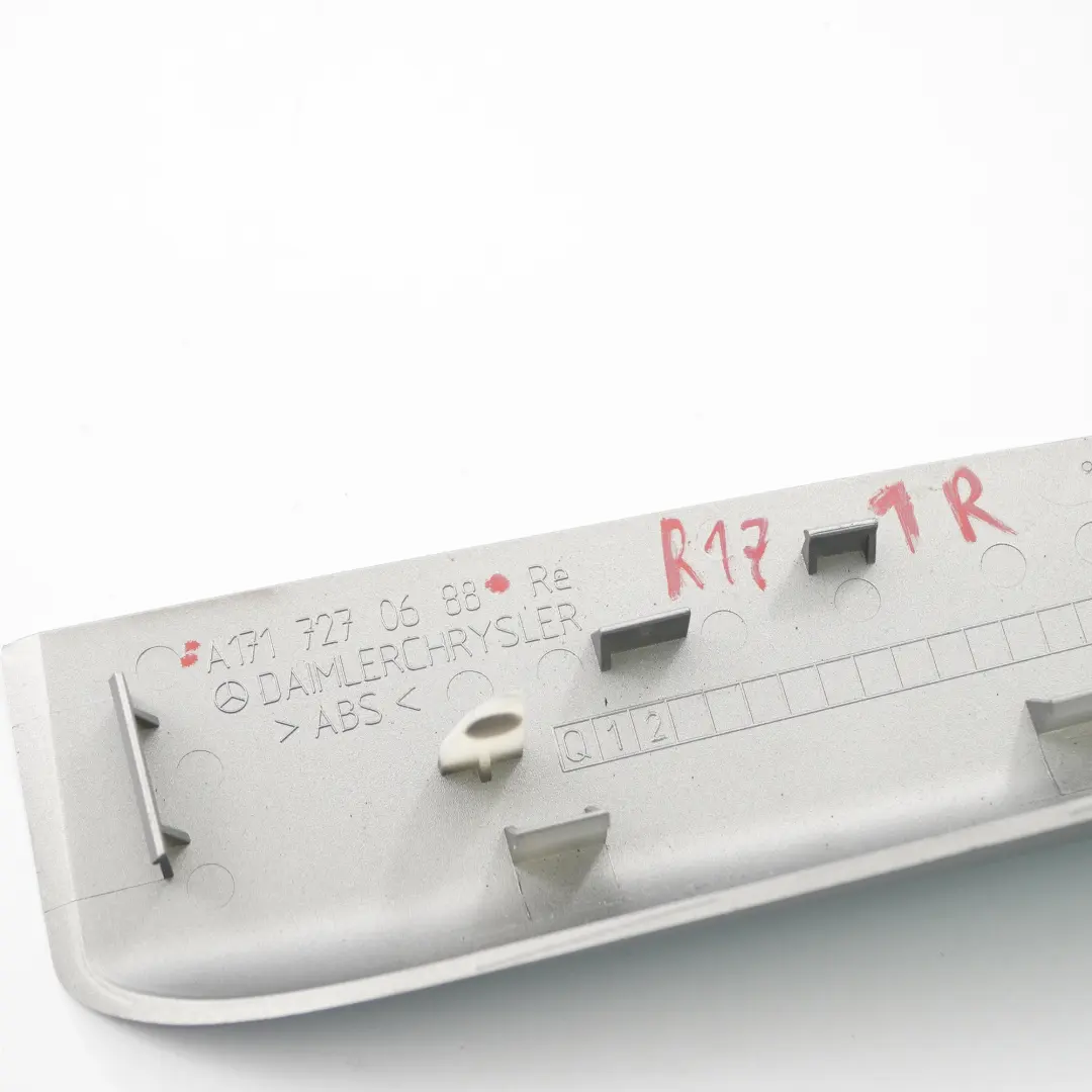 Rivestimento porta anteriore destro Interno Argento per Mercedes R171 con numero di parte A1717270688 Mercedes R171 Rivestimento porta anteriore destro Interno Argento - SKU A1717270688 - Numero di parte A1717270688