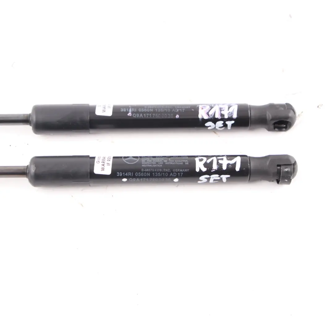 Presión Juego Maletero Portón Trasero Strut para Mercedes SLK R171 Gas con número de pieza A1717500036 Mercedes SLK R171 Gas Presión Juego Maletero Portón Trasero Strut - SKU A1717500036 - Número de pieza A1717500036
