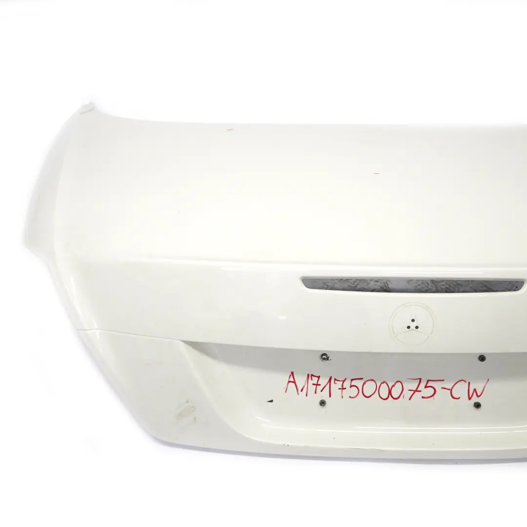 Mercedes SLK R171 Klapa Pokrywa Calcite White Biały - 650 - SKU A1717500075-CW - Numer Części A1717500075