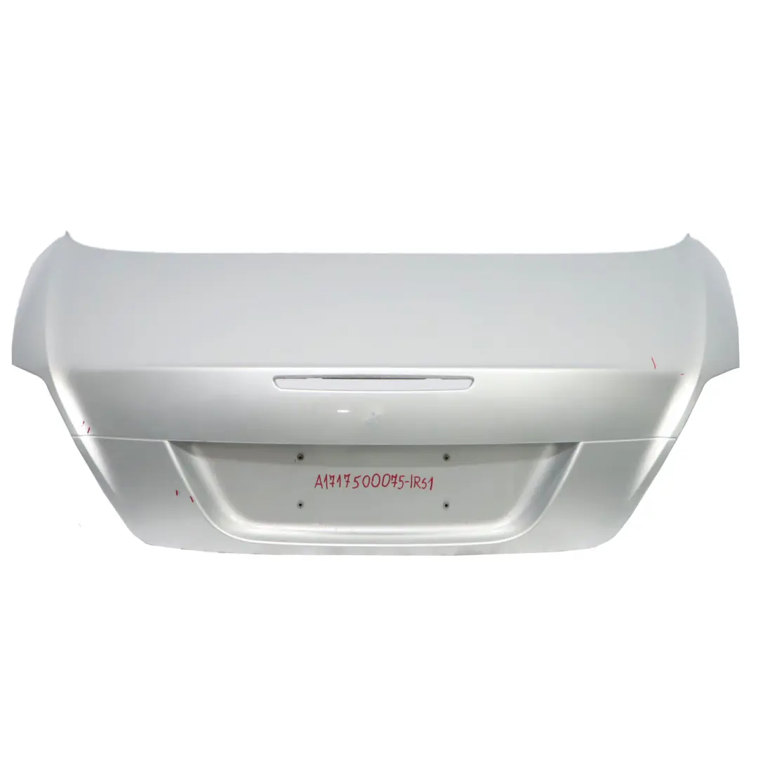 Boot Trunk Lid Tailgate Panel Saloon Iridium Silver - 775 to Mercedes SLK R171 with Part number A1717500075 Mercedes SLK R171 Boot Trunk Lid Tailgate Panel Saloon Iridium Silver - 775 - SKU A1717500075-IRS1 - Part number A1717500075