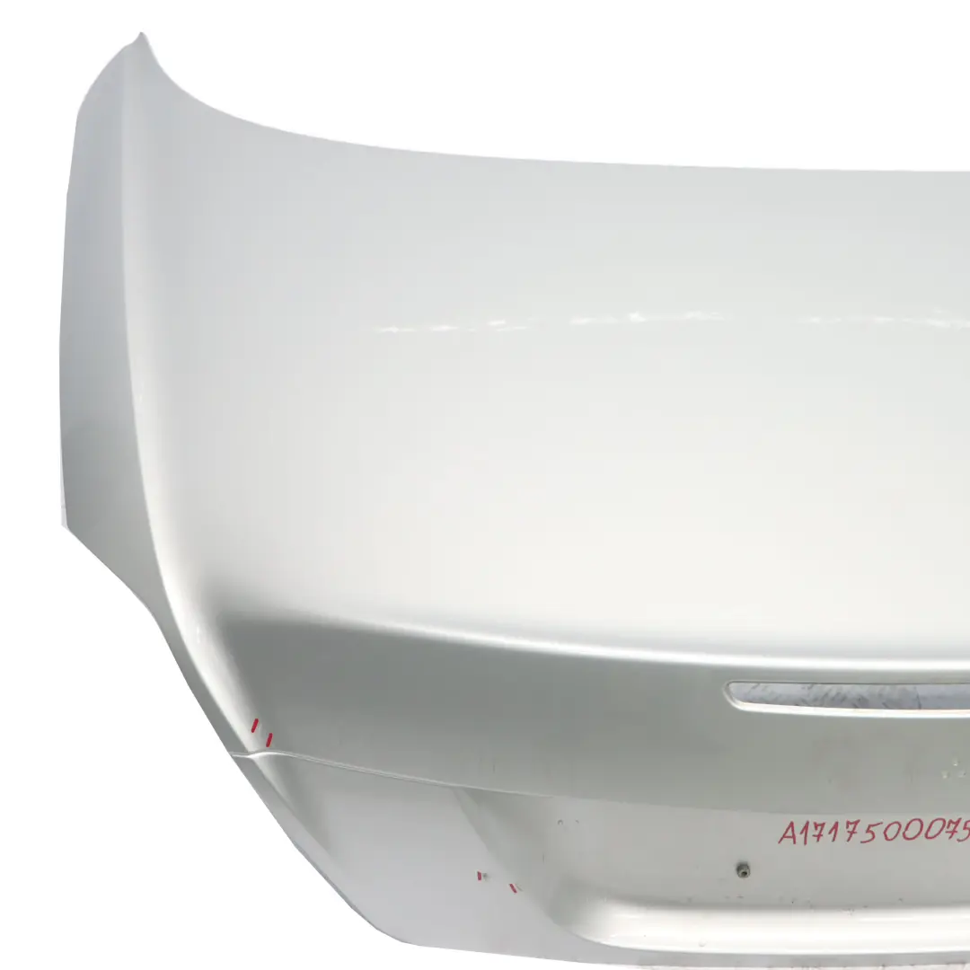 Boot Trunk Lid Tailgate Panel Saloon Iridium Silver - 775 to Mercedes SLK R171 with Part number A1717500075 Mercedes SLK R171 Boot Trunk Lid Tailgate Panel Saloon Iridium Silver - 775 - SKU A1717500075-IRS1 - Part number A1717500075