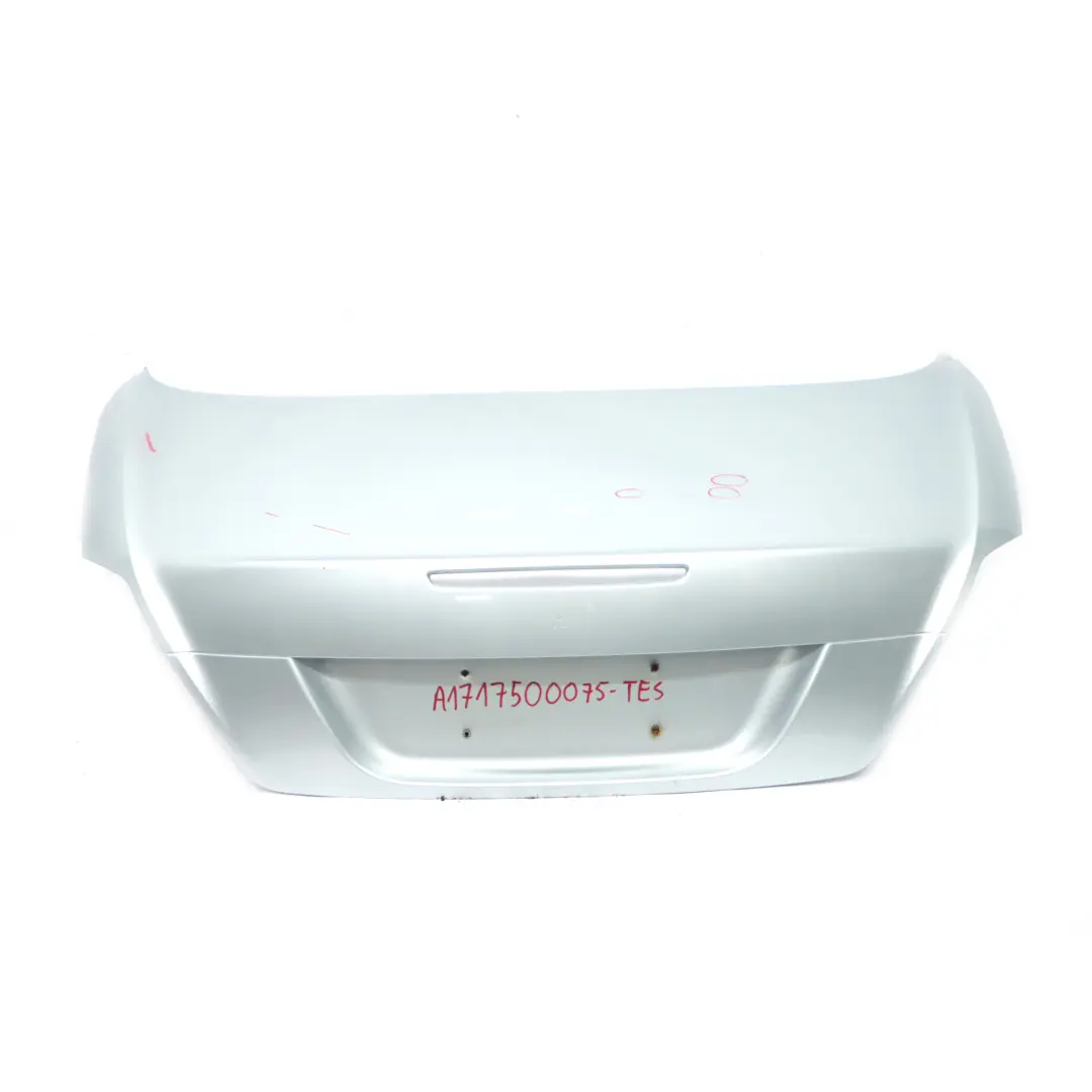 Boot Trunk Lid Tailgate Panel Tellurium Silver Metallic - 762 to Mercedes SLK R171 with Part number A1717500075 Mercedes SLK R171 Boot Trunk Lid Tailgate Panel Tellurium Silver Metallic - 762 - SKU A1717500075-TES - Part number A1717500075
