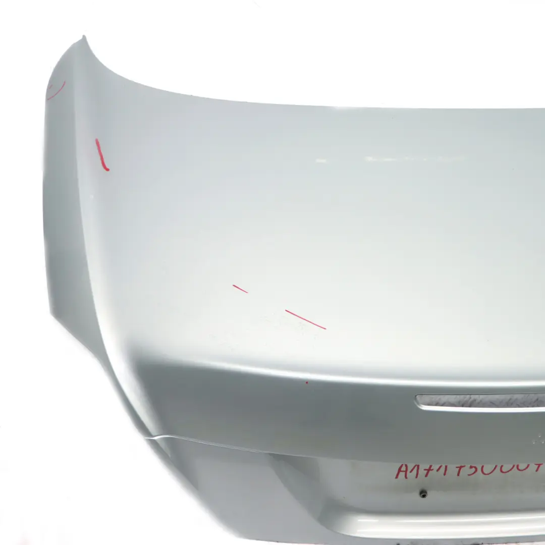 Boot Trunk Lid Tailgate Panel Tellurium Silver Metallic - 762 to Mercedes SLK R171 with Part number A1717500075 Mercedes SLK R171 Boot Trunk Lid Tailgate Panel Tellurium Silver Metallic - 762 - SKU A1717500075-TES - Part number A1717500075