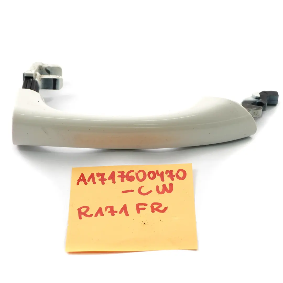 Asidero Puerta Delantera Derecha Blanco Calcita - 650 para Mercedes SLK R171 con número de pieza A1717600470 Mercedes SLK R171 Asidero Puerta Delantera Derecha Blanco Calcita - 650 - SKU A1717600470-CW - Número de pieza A1717600470