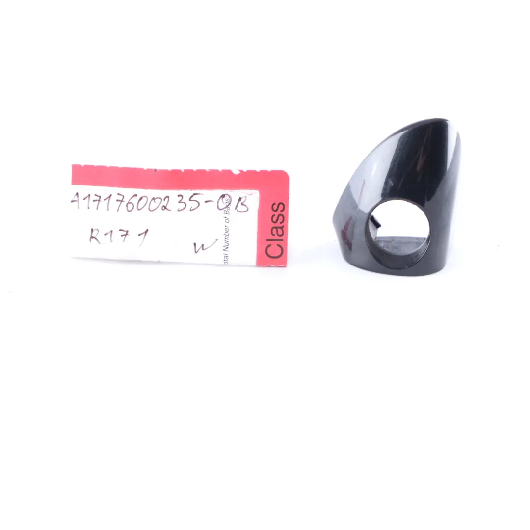 Handle Door Cap Front Right O/S Obsidian Black - 197 to Mercedes SLK R171 with Part number A1717660235 Mercedes SLK R171 Handle Door Cap Front Right O/S Obsidian Black - 197 - SKU A1717660235-OB - Part number A1717660235