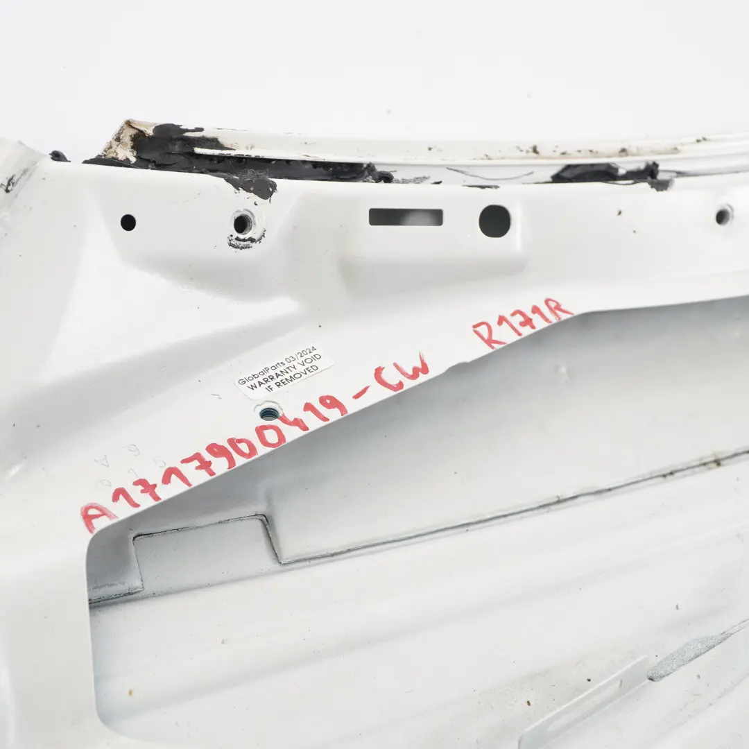 Mercedes SLK R171 C-Pillar Column Roof Trim Right O/S Calcite White A1717940228 - SKU A1717900419-CW - Part number A1717900419