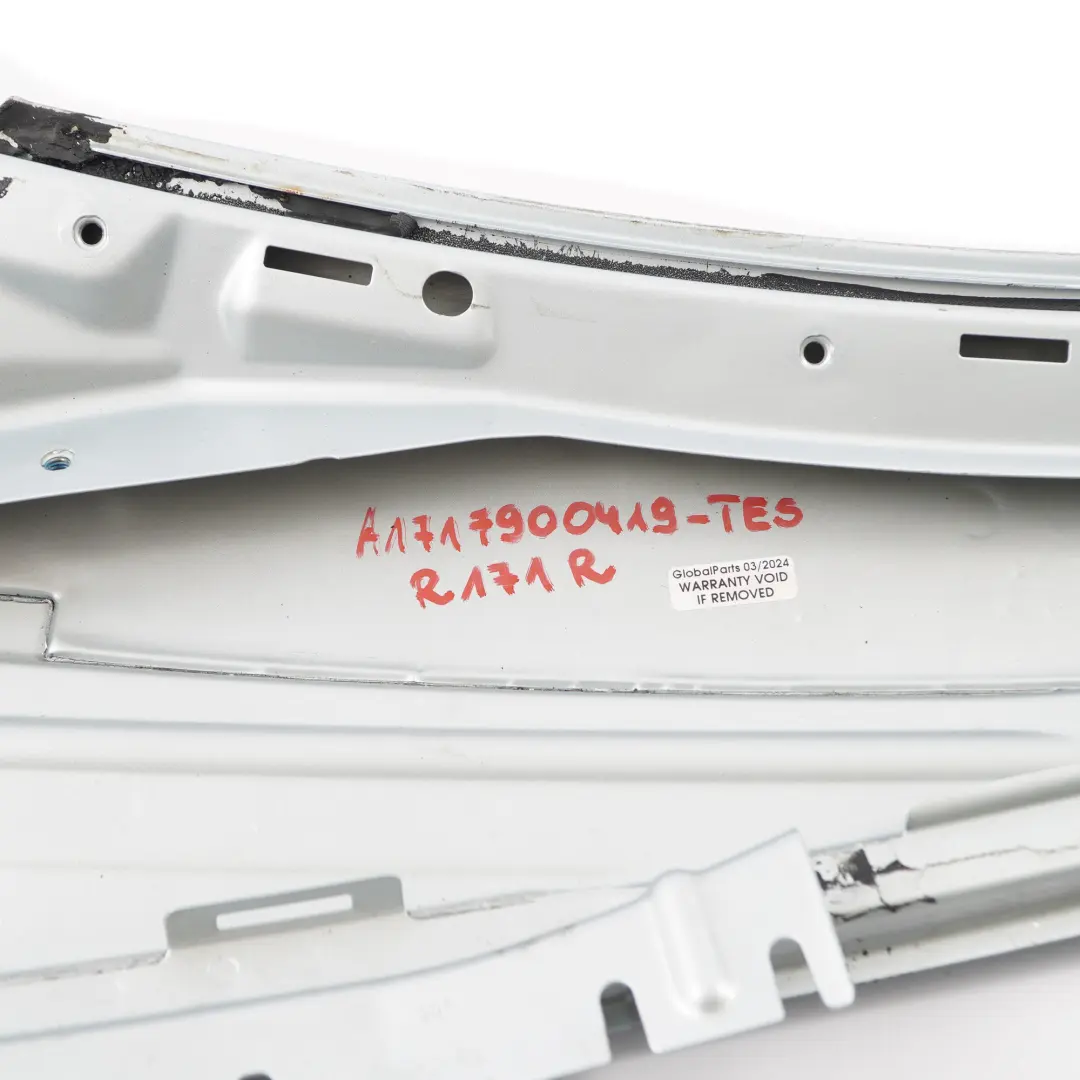 C-Pillar Column Roof Trim Right O/S Tellurium Silver A1717940228 to Mercedes R171 with Part number A1717900419 Mercedes R171 C-Pillar Column Roof Trim Right O/S Tellurium Silver A1717940228 - SKU A1717900419-TES - Part number A1717900419