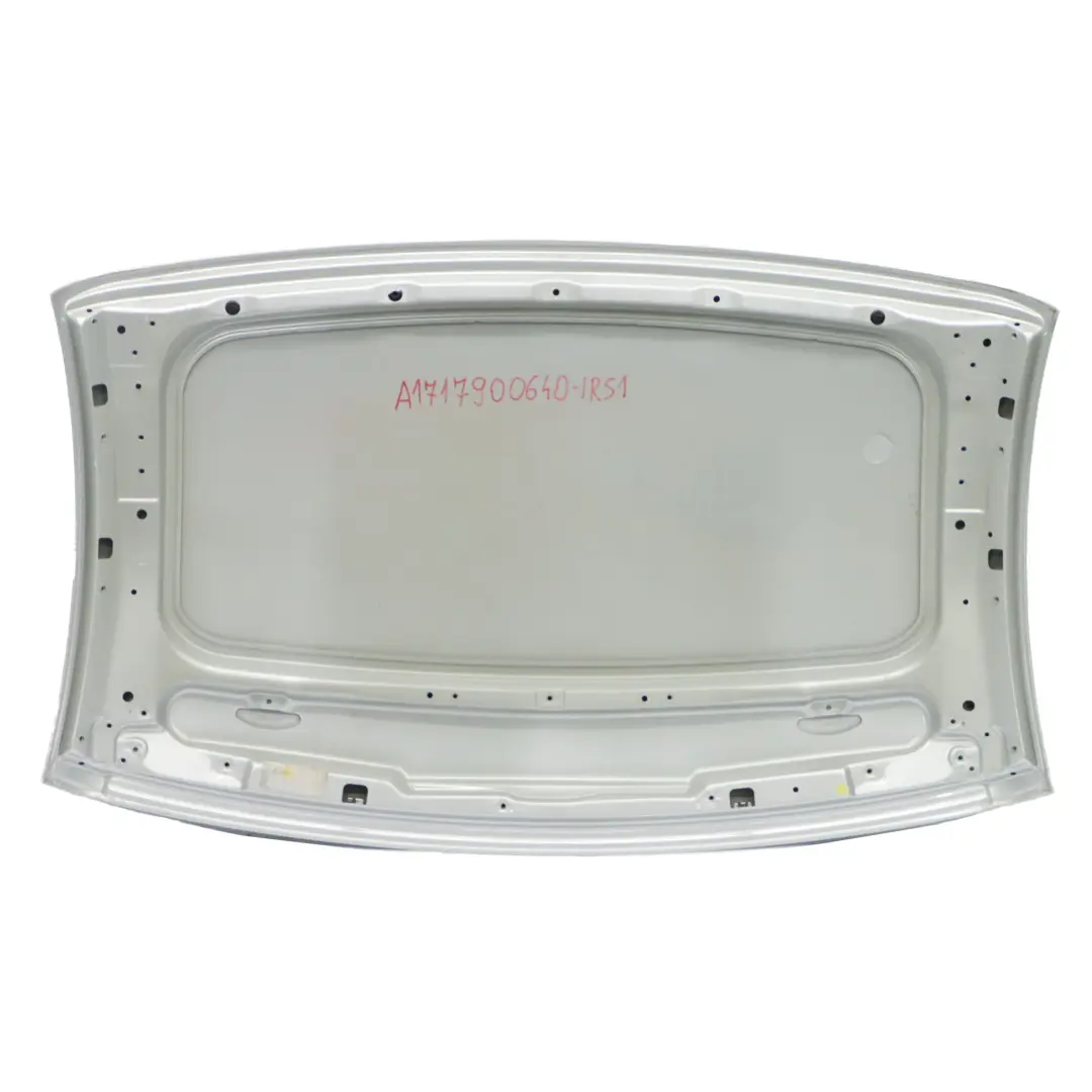 Capot de toit pliable Couverture de toit Iridium Silver - 775 pour Mercedes SLK R171 à propos du numéro de pièce A1717900640 Mercedes SLK R171 Capot de toit pliable Couverture de toit Iridium Silver - 775 - SKU A1717900640-IRS1 - Numéro de pièce A1717900640