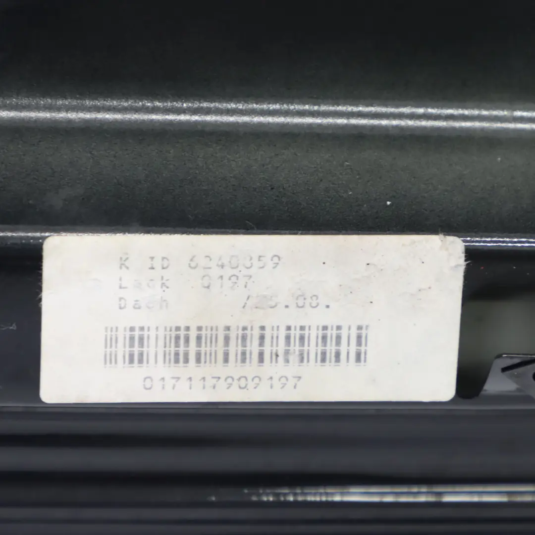 Folding Roof Shell Front Cover Obsidian Black - 197 to Mercedes SLK R171 Hardtop with Part number A1717900640 Mercedes SLK R171 Hardtop Folding Roof Shell Front Cover Obsidian Black - 197 - SKU A1717900640-OB1 - Part number A1717900640