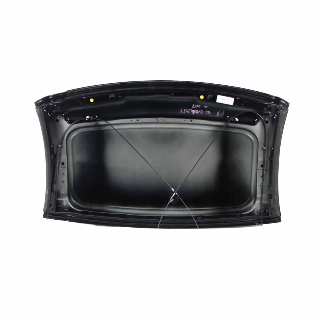 Mercedes SLK R171 Hardtop Folding Roof Shell Front Cover Obsidian Black - 197 - SKU A1717900640-OB - Part number A1717900640