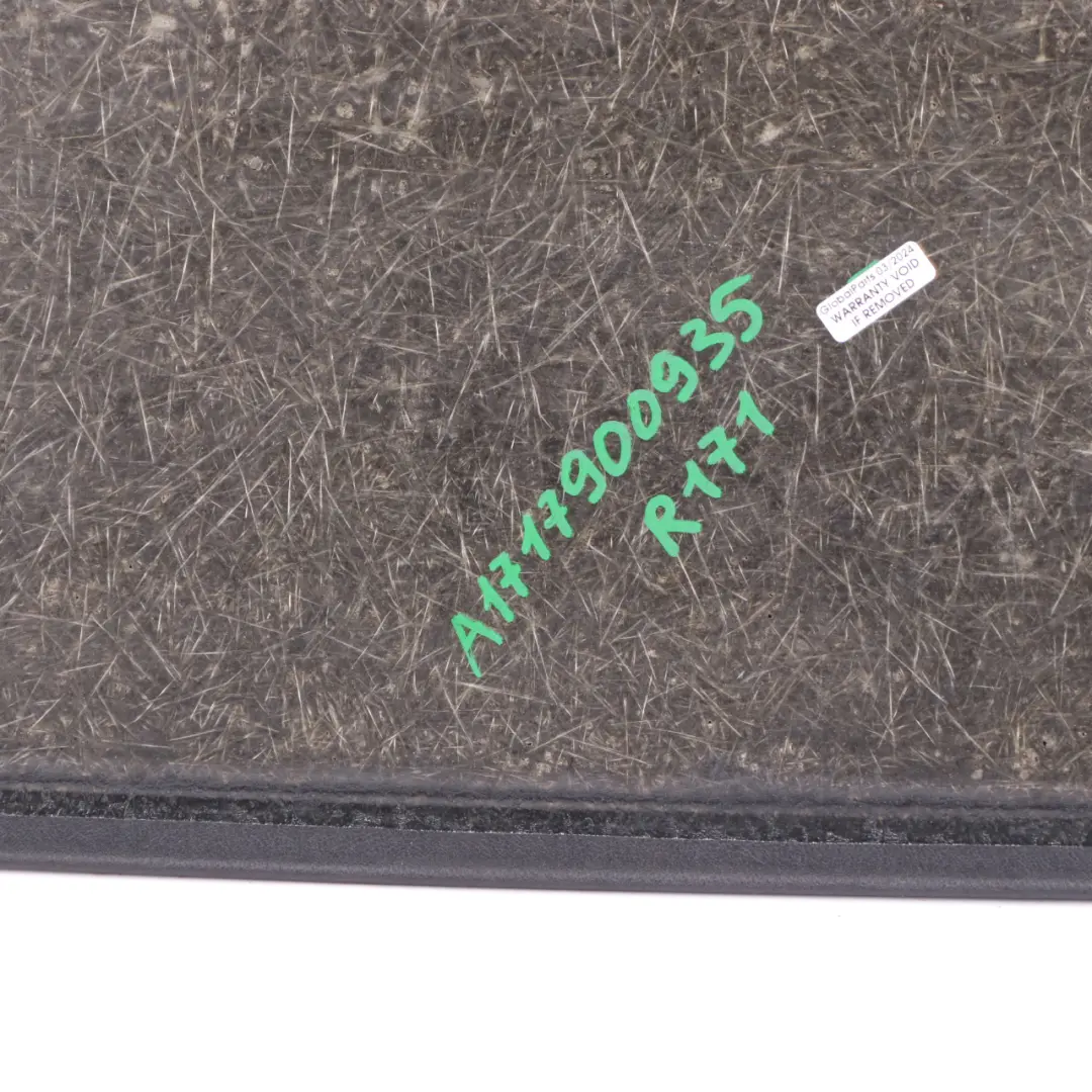 Shelf Hat Tray Cover to Cover Mercedes SLK R171 Roadster Rear with Part number A1717900935 Cover Mercedes SLK R171 Roadster Rear Shelf Hat Tray Cover - SKU A1717900935 - Part number A1717900935