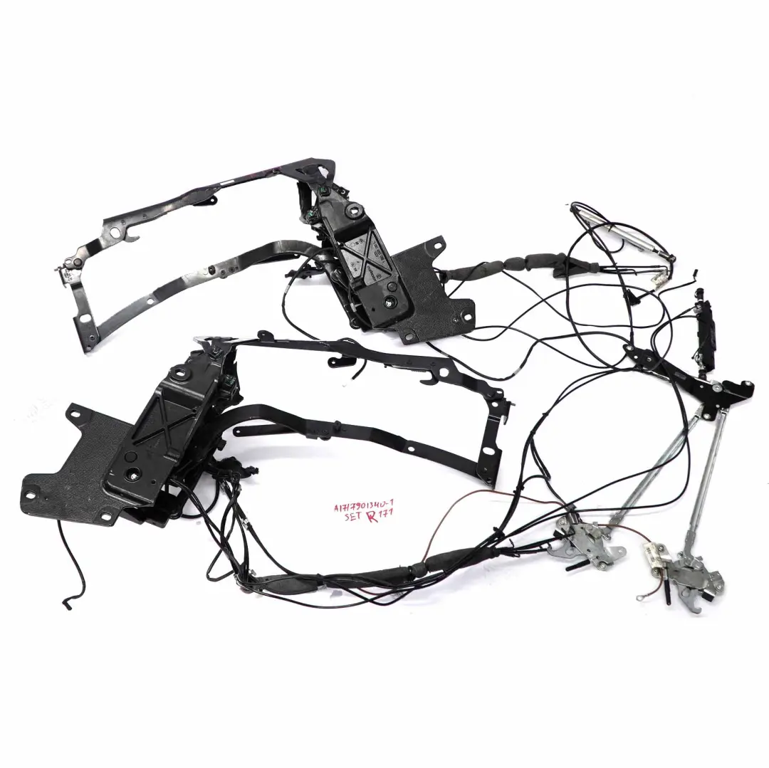 tetto pieghevole telaio braccio cerniera sinistra destra Set per Mercedes SLK R171 con numero di parte A1717901340 Mercedes SLK R171 tetto pieghevole telaio braccio cerniera sinistra destra Set - SKU A1717901340-1 - Numero di parte A1717901340