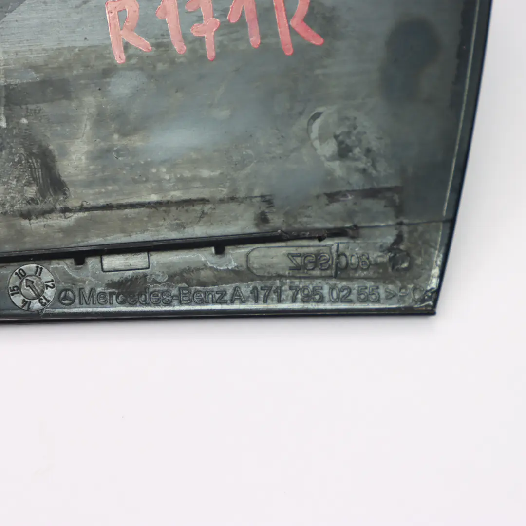 C-Pillar Column Roof Trim Panel Cover Right O/S Black to Mercedes R171 with Part number A1717950255 Mercedes R171 C-Pillar Column Roof Trim Panel Cover Right O/S Black - SKU A1717950255 - Part number A1717950255