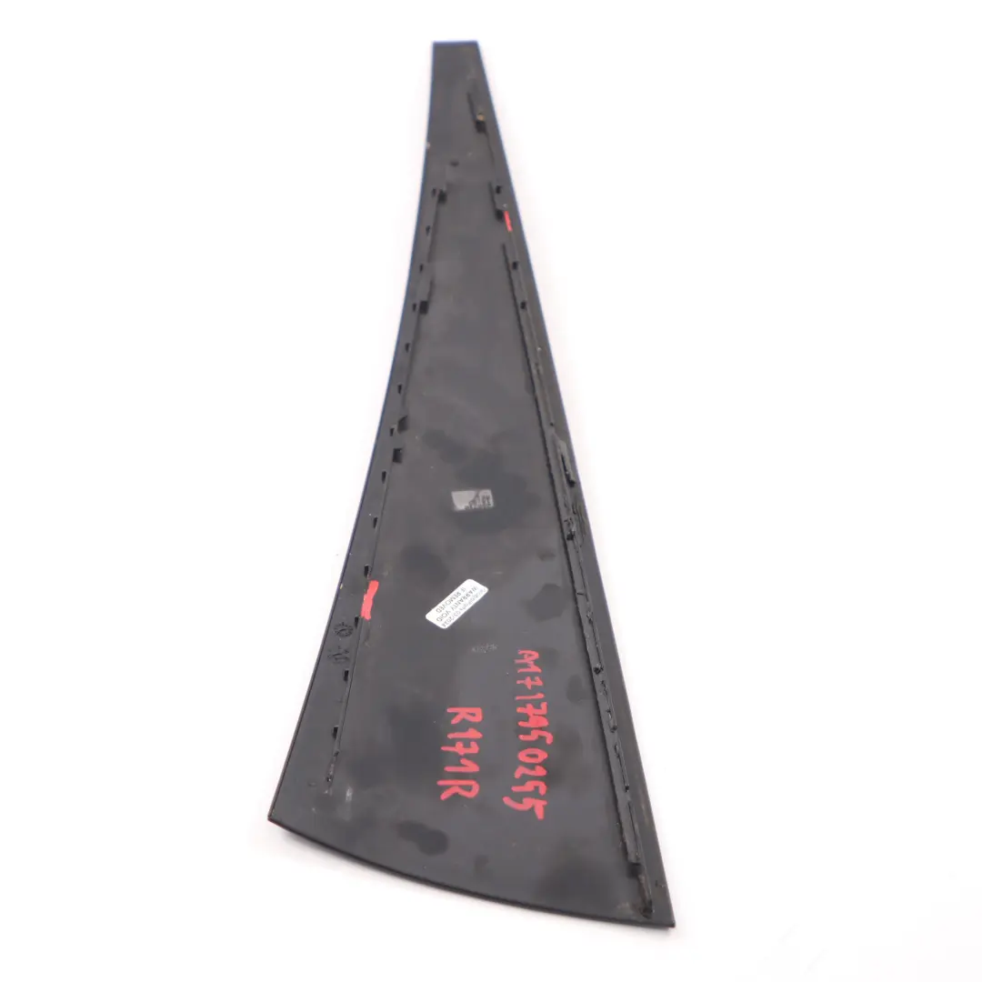 Mercedes R171 C-Pillar Column Roof Trim Panel Cover Right O/S Black - SKU A1717950255 - Part number A1717950255