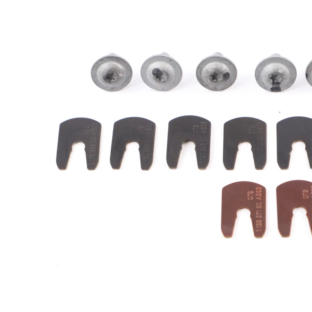 Roof Top Base Plate Bracket Screw Set to Mercedes SLK R171 Convertible with Part number A1717950996 Mercedes SLK R171 Convertible Roof Top Base Plate Bracket Screw Set - SKU A1717950996 - Part number A1717950996