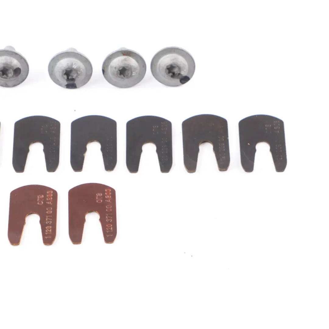 Roof Top Base Plate Bracket Screw Set to Mercedes SLK R171 Convertible with Part number A1717950996 Mercedes SLK R171 Convertible Roof Top Base Plate Bracket Screw Set - SKU A1717950996 - Part number A1717950996