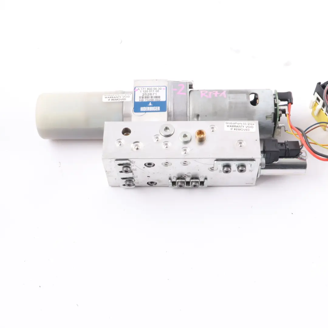 Hydraulic Unit Roof Motor Pump Top A1718000030 to Mercedes SLK R171 Convertible with Part number A1718000148 Mercedes SLK R171 Convertible Hydraulic Unit Roof Motor Pump Top A1718000030 - SKU A1718000148-2 - Part number A1718000148
