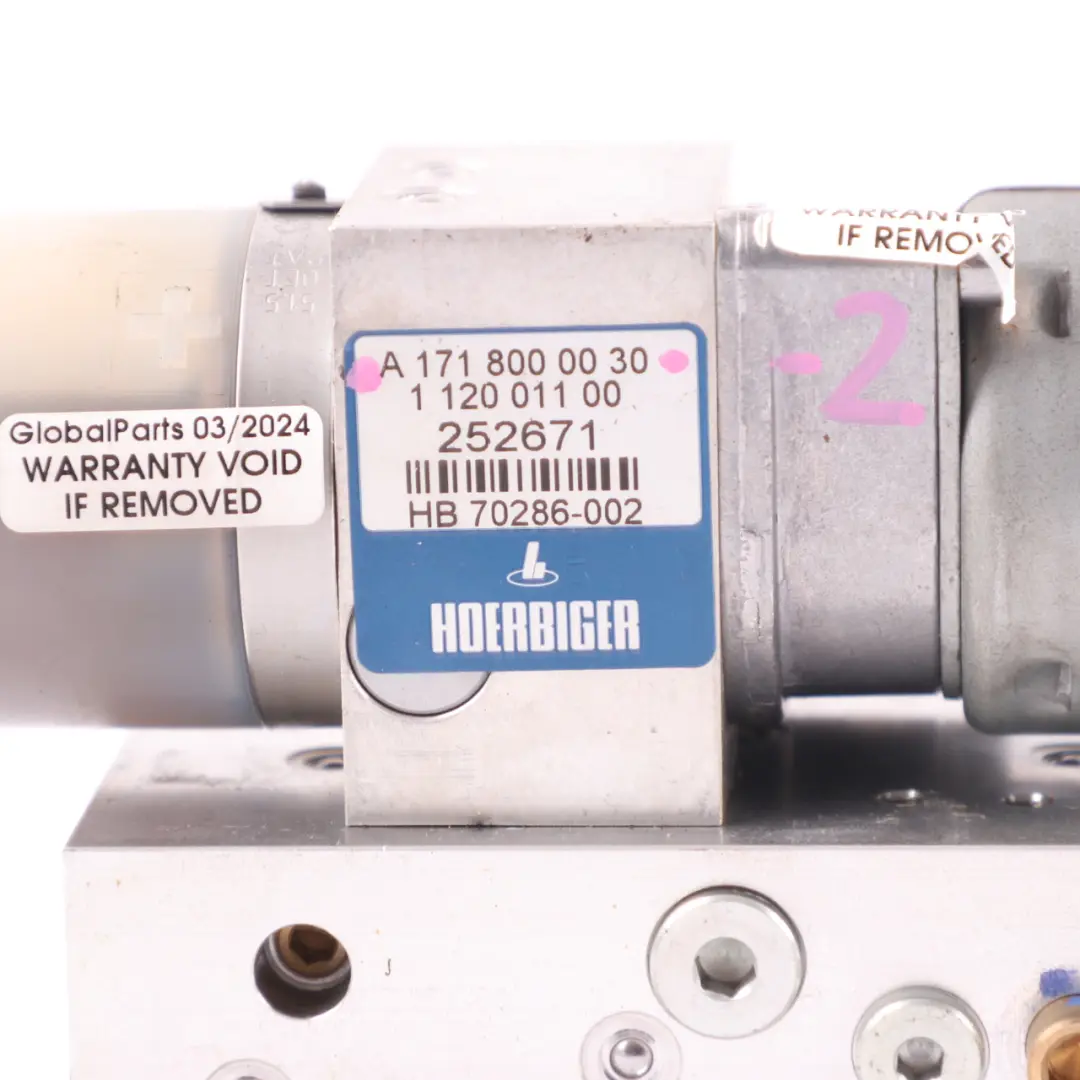 Hydraulic Unit Roof Motor Pump Top A1718000030 to Mercedes SLK R171 Convertible with Part number A1718000148 Mercedes SLK R171 Convertible Hydraulic Unit Roof Motor Pump Top A1718000030 - SKU A1718000148-2 - Part number A1718000148