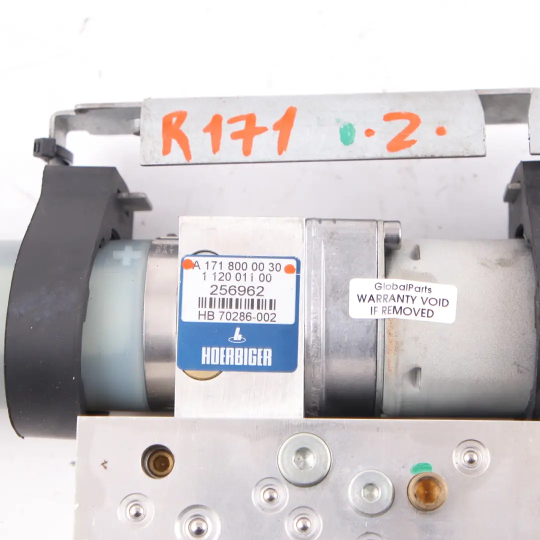 Hidráulica Techo Motor Bomba Top A1718000030 para Mercedes SLK R171 Convertible con número de pieza A1718000148 Mercedes SLK R171 Convertible Hidráulica Techo Motor Bomba Top A1718000030 - SKU A1718000148 - Número de pieza A1718000148