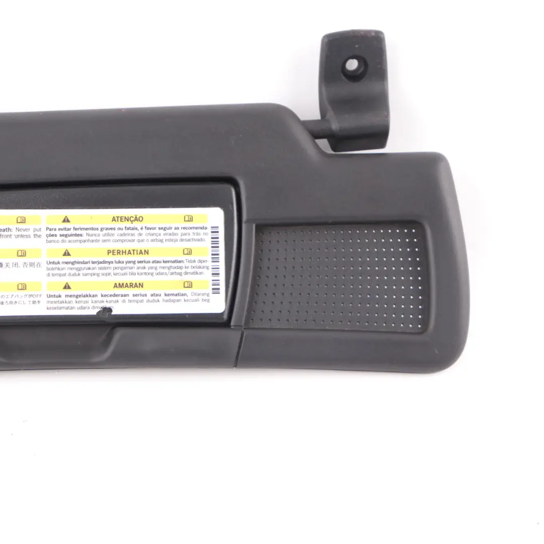 Sun Visor Cover Trim Front Left N/S Mirror Black Mercedes SLK R171 - SKU A1718100110 - Part number A1718100110