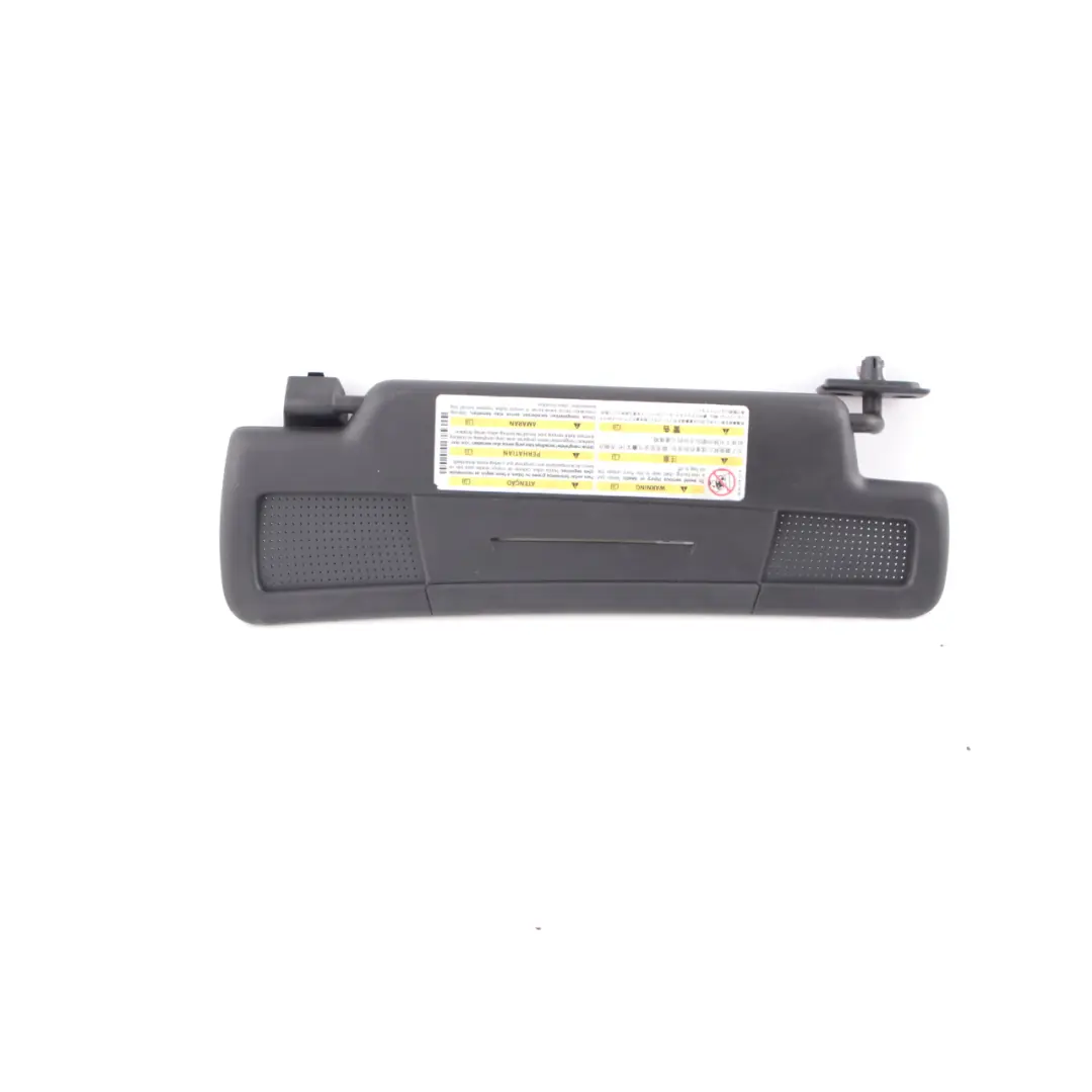 Sun Visor Cover Trim Front Left N/S Mirror Black to Mercedes SLK R171 with Part number A1718100110 Mercedes SLK R171 Sun Visor Cover Trim Front Left N/S Mirror Black - SKU A1718100110 - Part number A1718100110