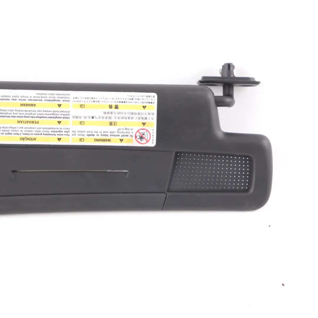 Sun Visor Cover Trim Front Left N/S Mirror Black to Mercedes SLK R171 with Part number A1718100110 Mercedes SLK R171 Sun Visor Cover Trim Front Left N/S Mirror Black - SKU A1718100110 - Part number A1718100110