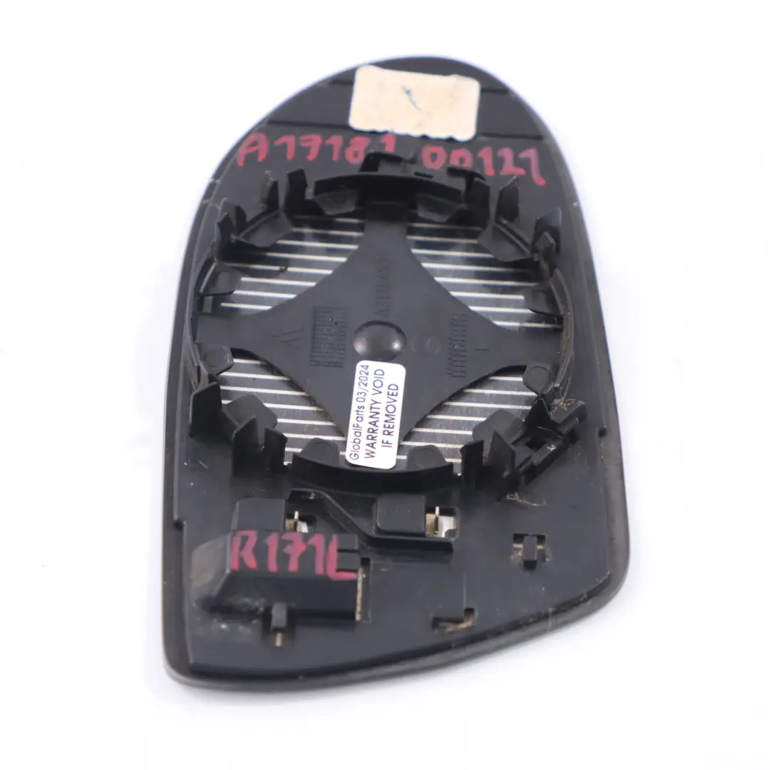 Mercedes SLK R171 Wing Mirror Glass Heated Door Left N/S - SKU A1718100121 - Part number A1718100121