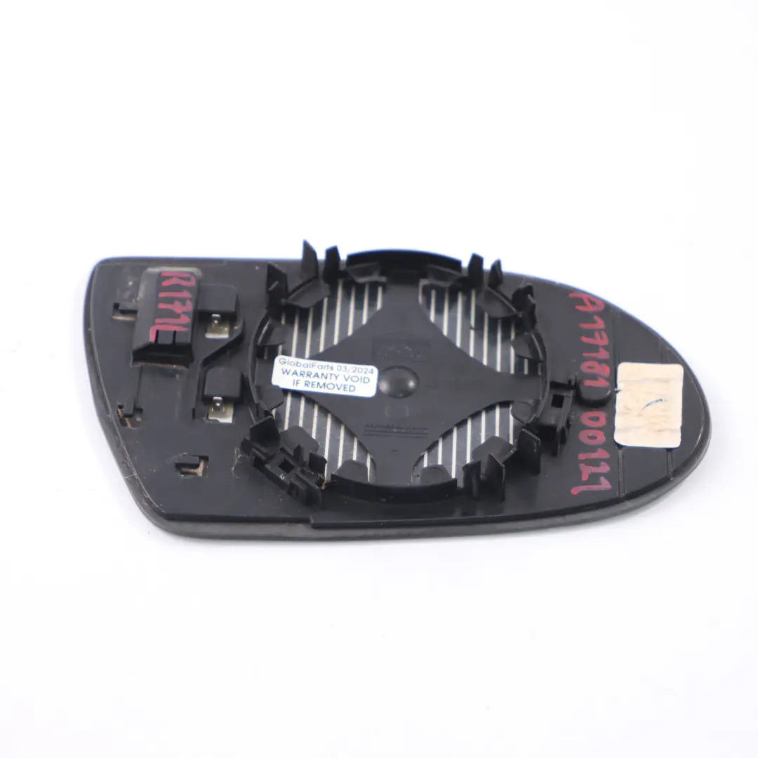 Specchietto retrovisore riscaldato porta sinistra per Mercedes SLK R171 con numero di parte A1718100121 Mercedes SLK R171 Specchietto retrovisore riscaldato porta sinistra - SKU A1718100121 - Numero di parte A1718100121