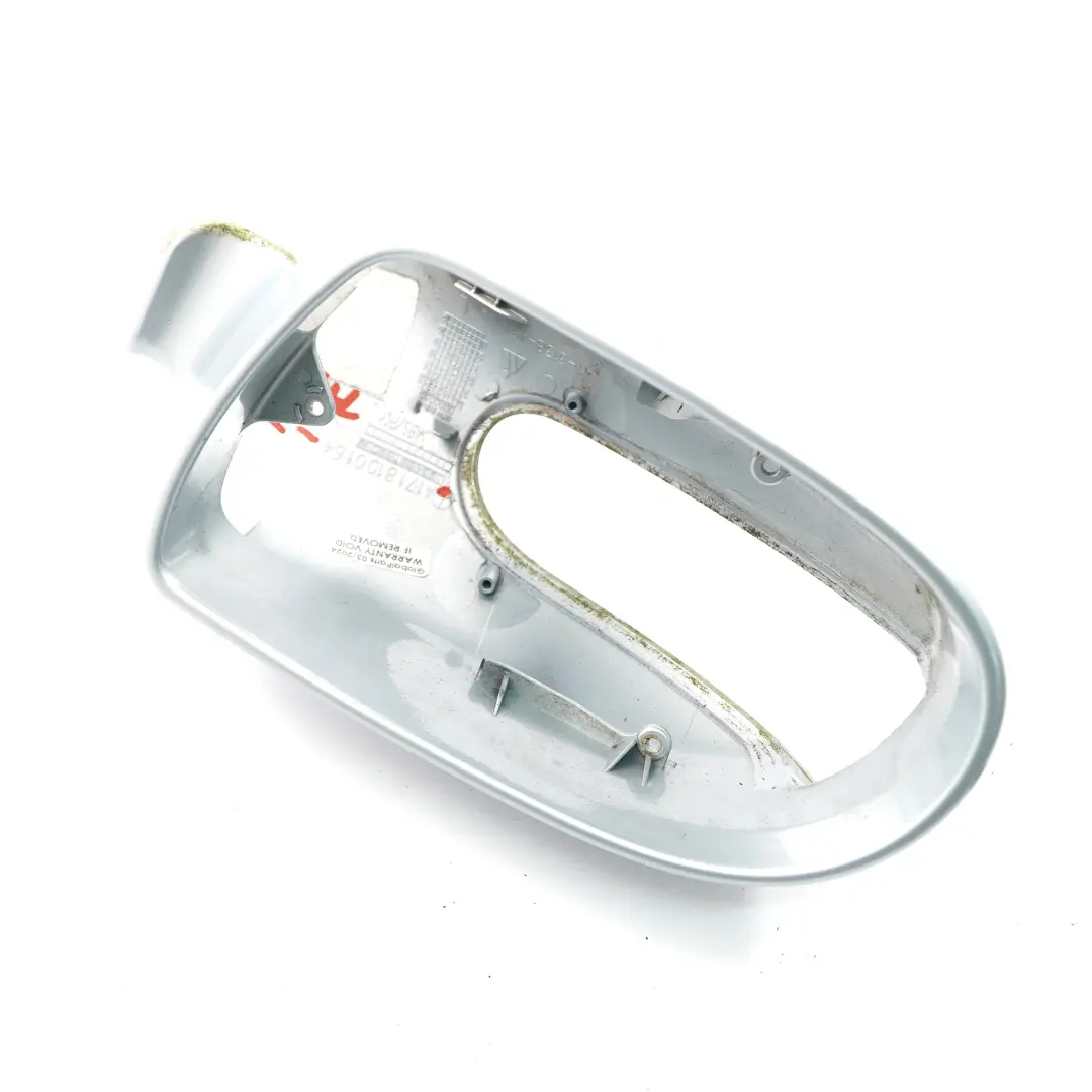 Mercedes SLK R171 Capuchon de rétroviseur gauche Housing Tellurium Silver 762 - SKU A1718100164-TES - Numéro de pièce A1718100164