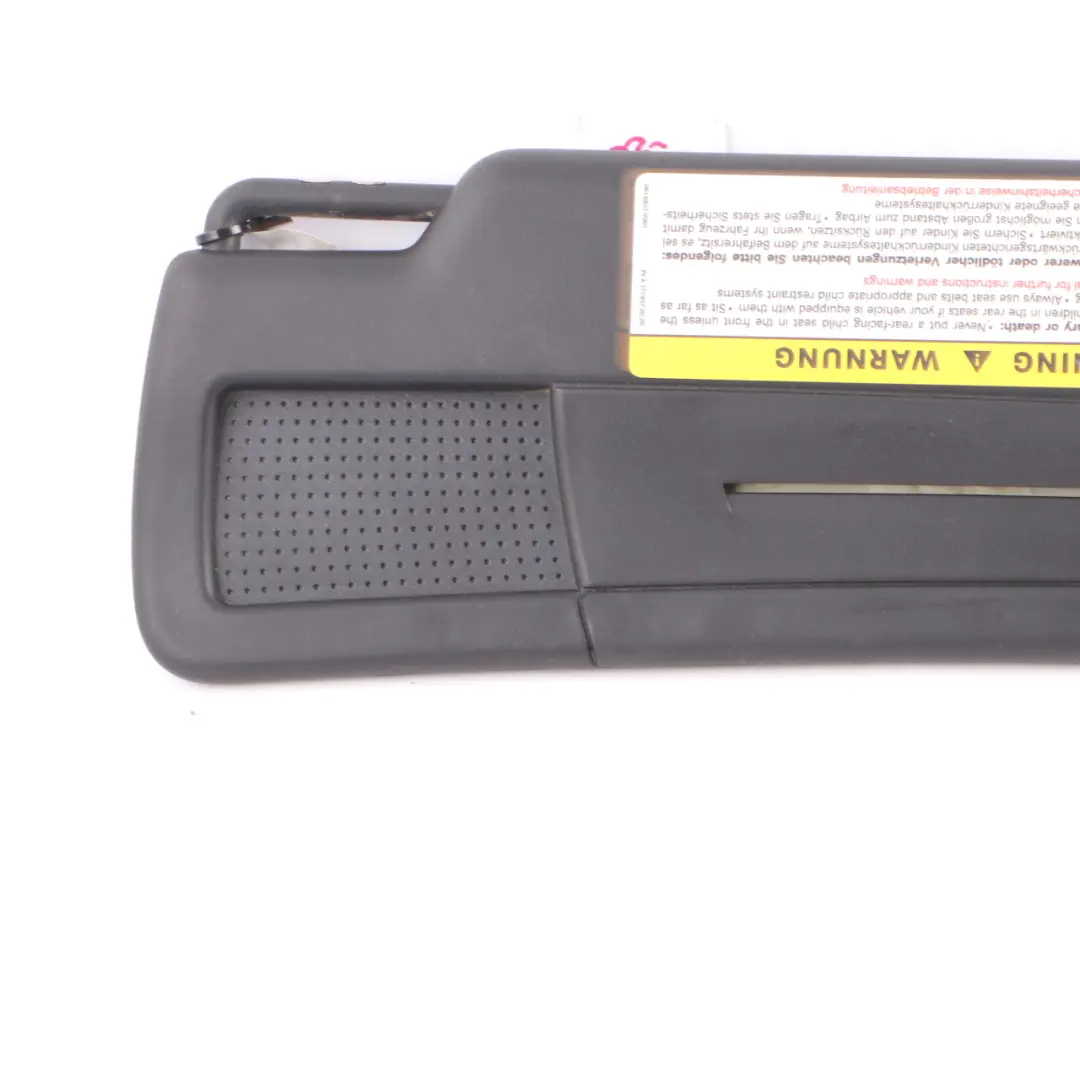 Mercedes SLK R171 Pare soleil avant gauche Panneau miroir noir - SKU A1718100310 - Numéro de pièce A1718100310