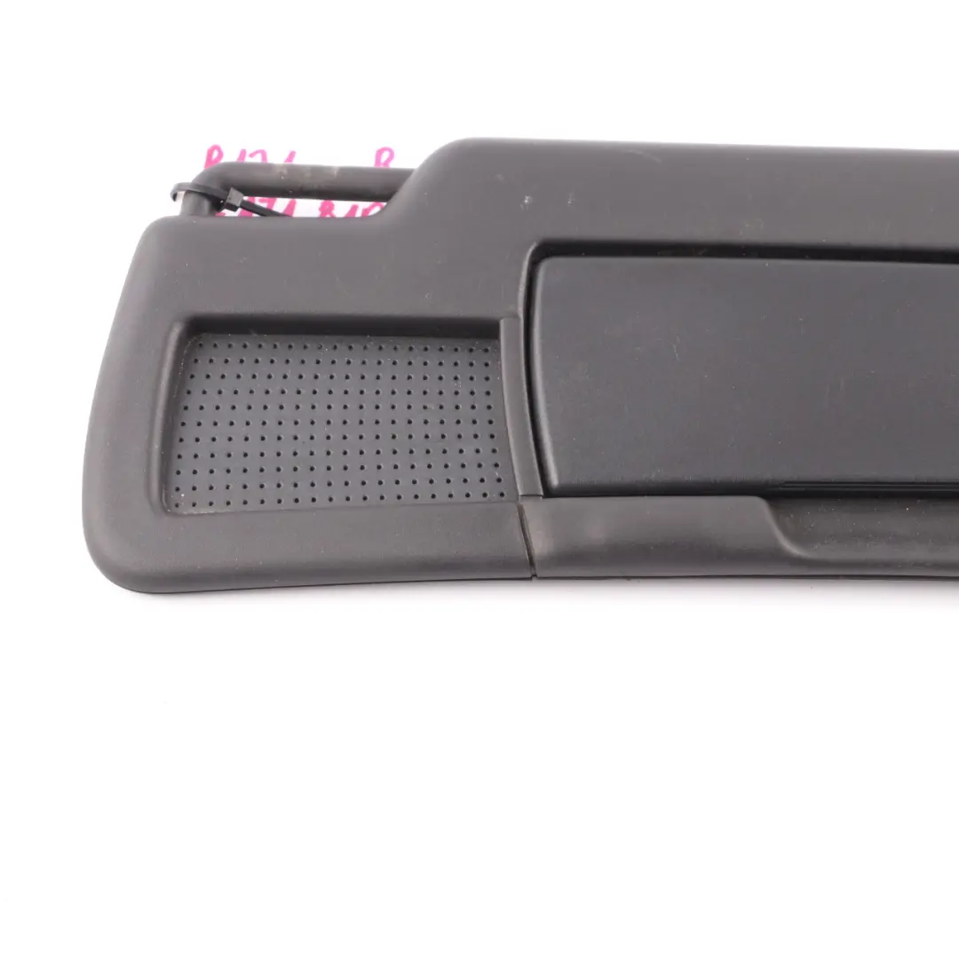 Sun Visor Cover Trim Front Right O/S Mirror Black to Mercedes SLK R171 with Part number A1718100410 Mercedes SLK R171 Sun Visor Cover Trim Front Right O/S Mirror Black - SKU A1718100410 - Part number A1718100410